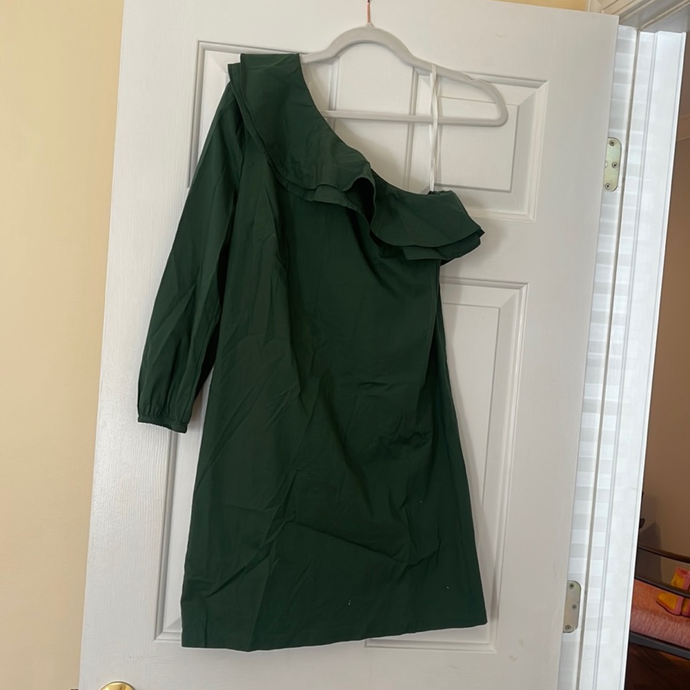 J. Crew one shoulder dress